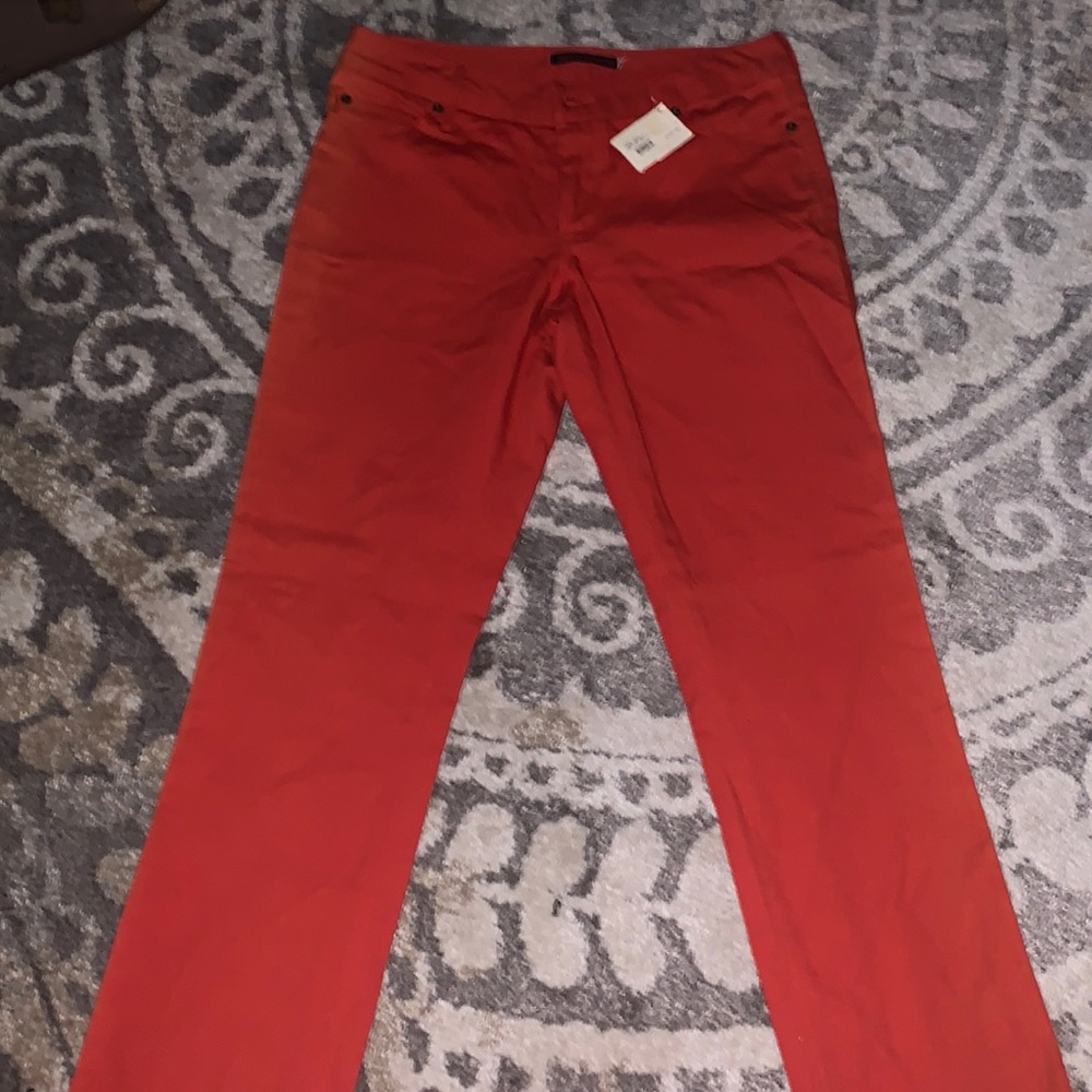 Red jeans